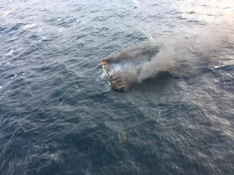 Cháy tàu cá ngoài khơi đảo Jeju (Hàn Quốc): 5 thuyền viên Việt Nam thiệt mạng