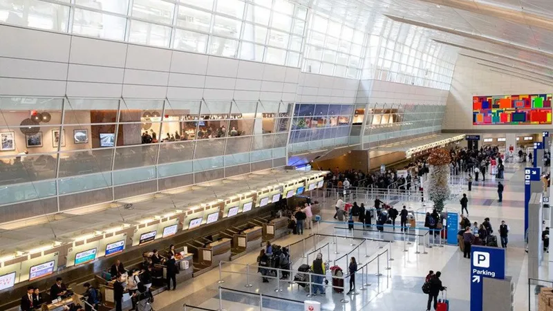 Sân bay quốc tế Dallas/Fort Worth. Ảnh: Dallas News