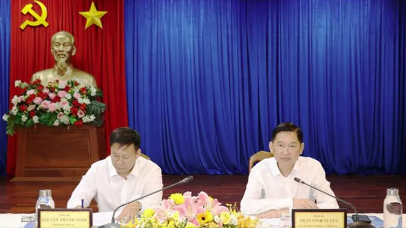 Quang cảnh cuộc làm việc. Ảnh: TTXVN