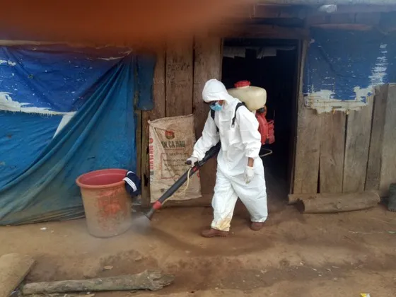 Ngành y tế tỉnh Đắk Nông đang triển khai các biện pháp khử trùng tại vùng dịch