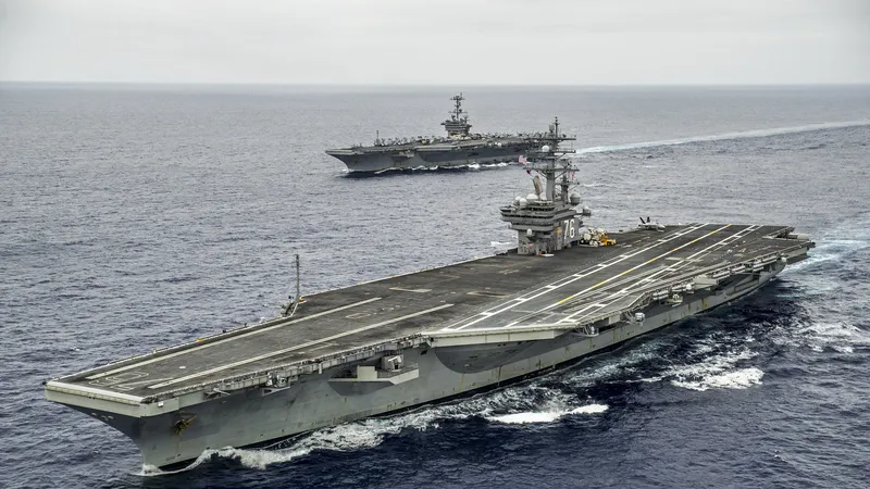 Tàu sân bay USS Ronald Reagan. Ảnh: USNI News