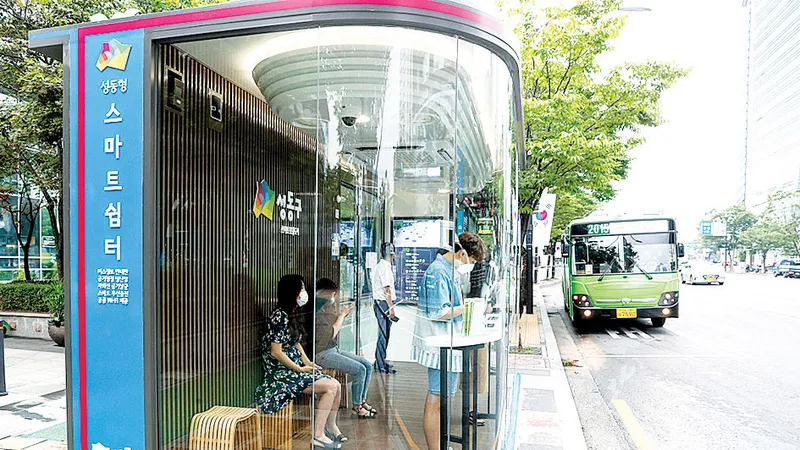 Nhà chờ xe buýt thông minh