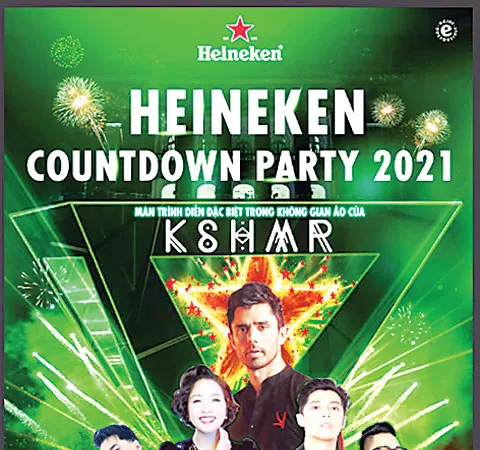 Đại tiệc âm nhạc Heineken Countdown trở lại 