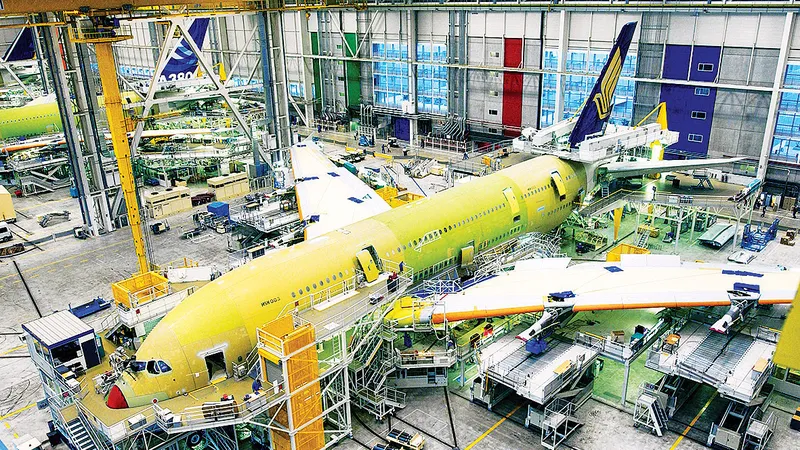 Nhà máy sản xuất máy bay Airbus tại Pháp