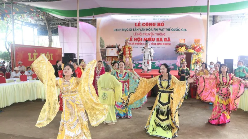 Lễ công bố di sản văn hóa phi vật thể cấp quốc gia Lễ hội Miếu Bà Rá 