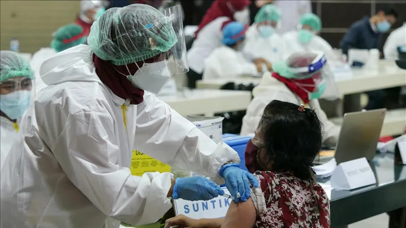 Indonesia đang đẩy mạnh chương trình tiêm vaccine phòng Covid-19