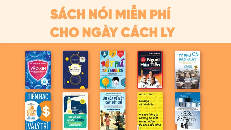 Sách nói miễn phí cho ngày cách ly