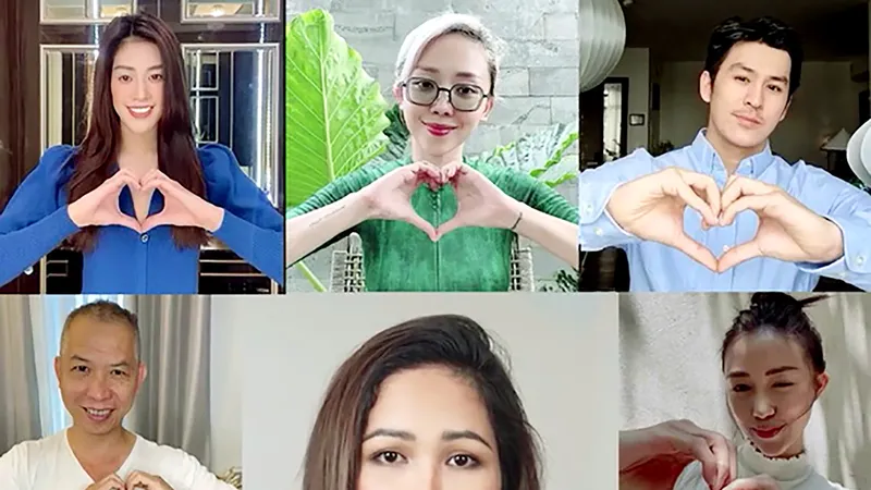 Các nghệ sĩ tham gia MV Sống như tia nắng mặt trời