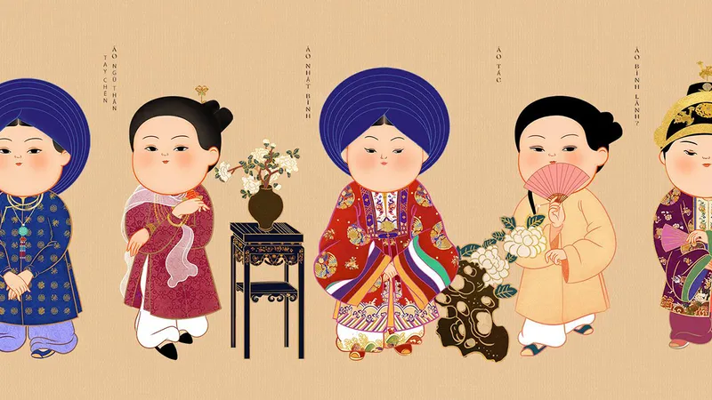 Hình ảnh trong dự án “Nguyễn triều nữ y” do Kris thực hiện