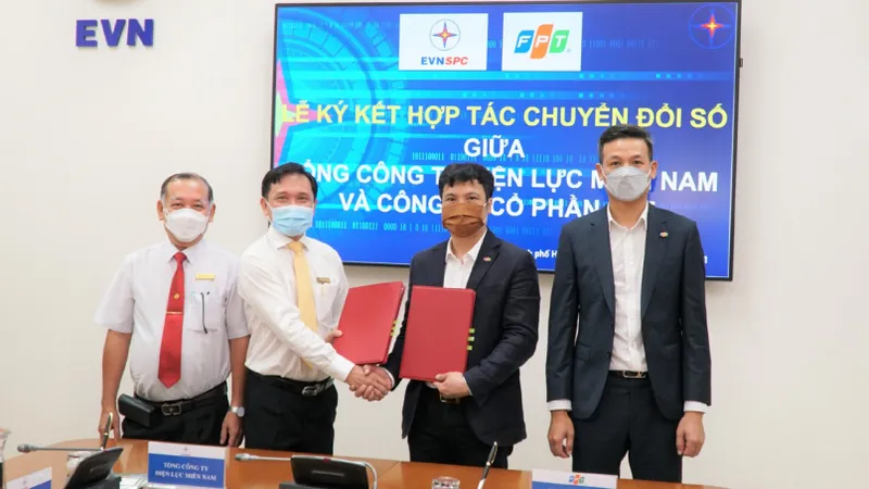 Tổng công ty Điện lực miền Nam ký kết hợp tác với Tập đoàn FPT về chuyển đổi số