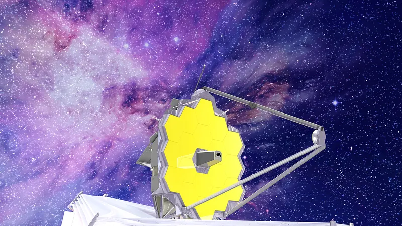 Hình ảnh mô phỏng JWST trong vũ trụ