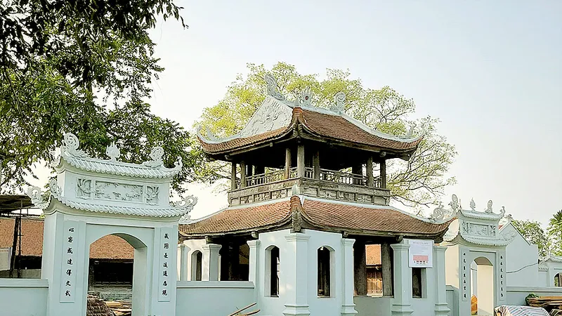 Nhiều vi phạm trong tu bổ, tôn tạo Di tích quốc gia Chùa Đậu (Hà Nội)