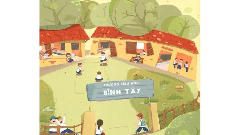 Bìa truyện dài Mùa tiểu học cuối cùng của nhà văn Lê Văn Nghĩa