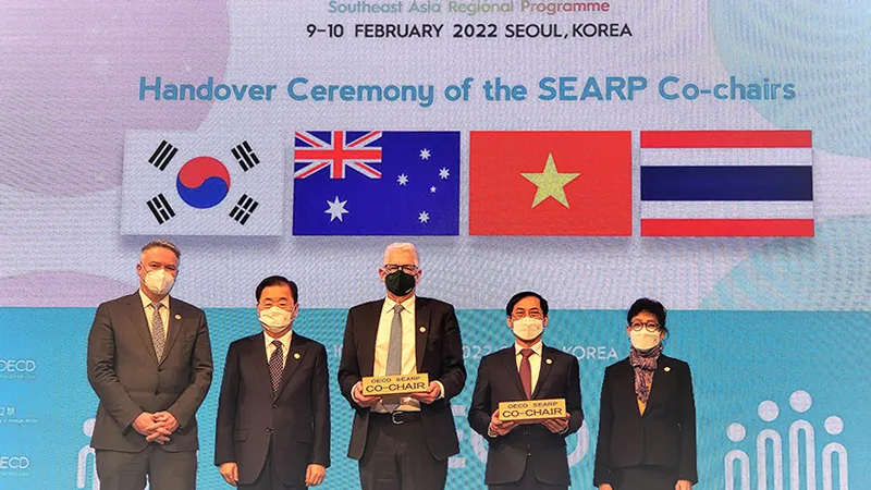 Việt Nam và Australia tiếp nhận bàn giao vai trò Đồng Chủ tịch Chương trình SEARP nhiệm kỳ 2022-2025 từ Thái Lan và Hàn Quốc