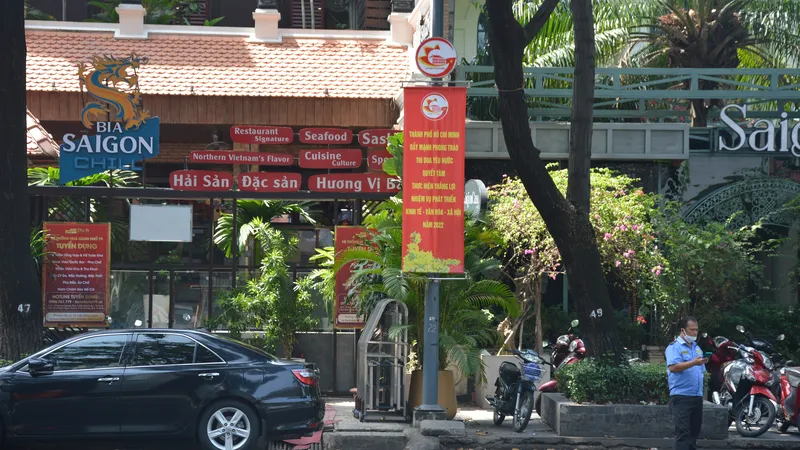 Quanh khu vực Công trường Quốc tế (quận 3), nhà hàng, quán cà phê đã lấp kín các mặt bằng cho thuê