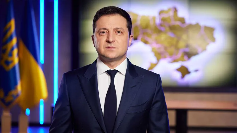 Tổng thống Ukraine Volodymyr Zelensky