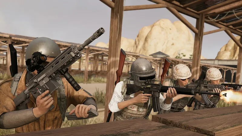 Cảnh trong game Battlegrounds