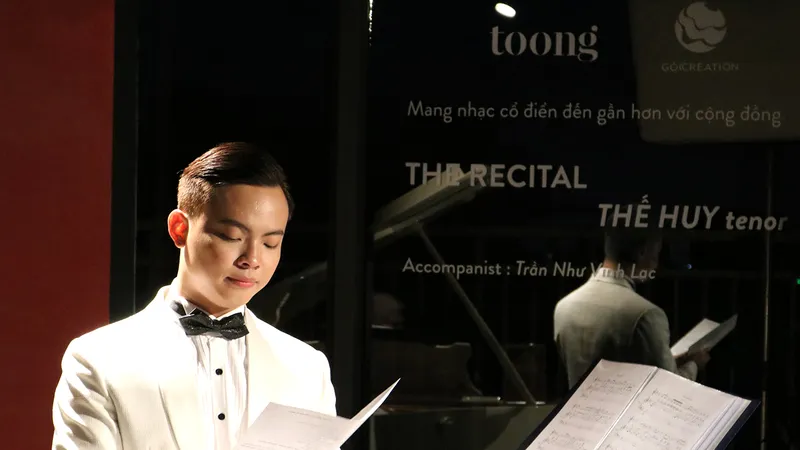 Thế Huy trình diễn trong The Recital: Thế Huy, Tenor