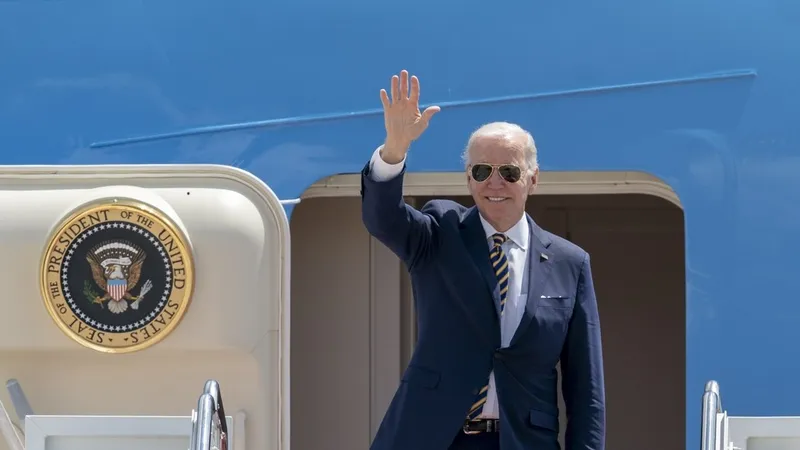 Tổng thống Mỹ Joe Biden thăm Đông Bắc Á. Ảnh: YONHAP