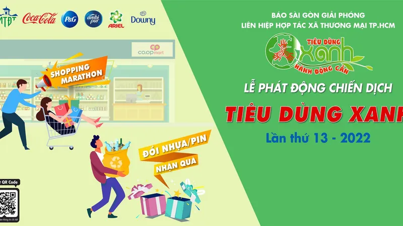 Sáng 12-6, phát động Chiến dịch Tiêu dùng xanh lần thứ 13 - năm 2022
