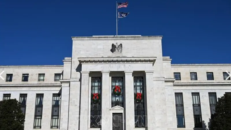 Trụ sở Cục Dự trữ Liên bang Mỹ ở Washington, DC. Ảnh: AFP/TTXVN