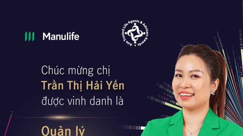 Manulife Việt Nam được vinh danh là “Công ty Bảo hiểm của năm”