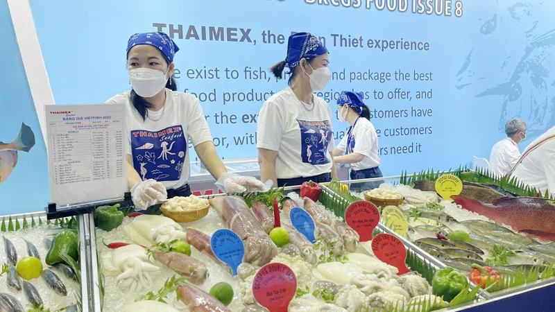 170 đơn vị đến từ 15 quốc gia tham gia hội chợ Vietfish 2022 tại TPHCM