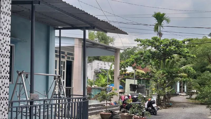 Một khu dân cư ở Long Hưng may mắn không bị giải tỏa để triển khai giai đoạn 2 của dự án Khu đô thị mở Long Hưng