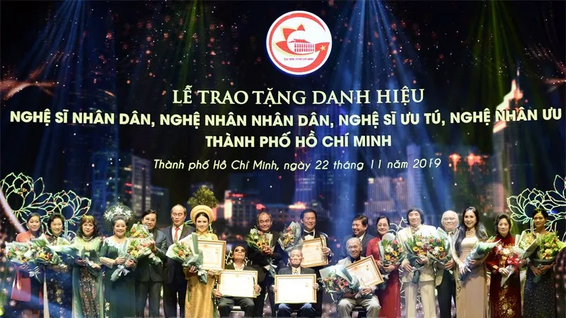 TPHCM có 15 cá nhân được phong tặng Nghệ nhân nhân dân, Nghệ nhân ưu tú