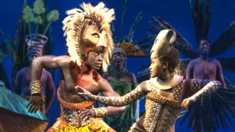 Một cảnh trong vở kịch The Lion King