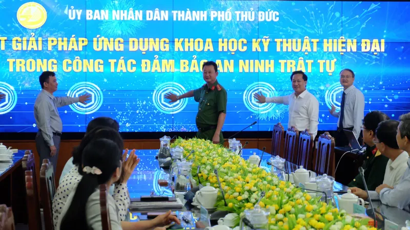TP Thủ Đức ứng dụng khoa học kỹ thuật hiện đại vào đảm bảo an ninh trật tự 