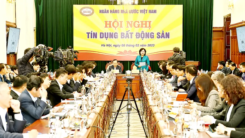 Quang cảnh hội nghị tín dụng bất động sản