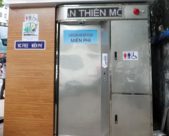 Nhà vệ sinh công cộng miễn phí. Ảnh minh họa