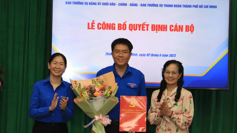 Đoàn khối Dân - Chính - Đảng TPHCM có tân bí thư