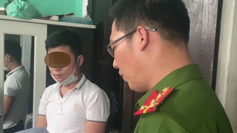 Cơ quan chức năng thực hiện lệnh bắt tạm giam đối tượng Nguyễn Giàu