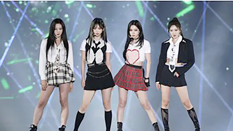 Winter, Karina, Giselle và Ningning của Aespa - ban nhạc nữ mới nhất của SM Entertainment - có 4/8 thành viên là ca sĩ “ảo”