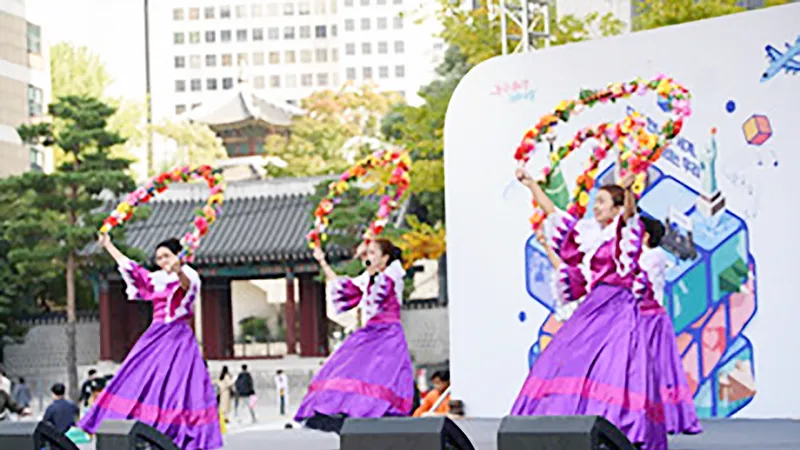 Một tiết mục biểu diễn tại Seoul Friendship Festival 2022