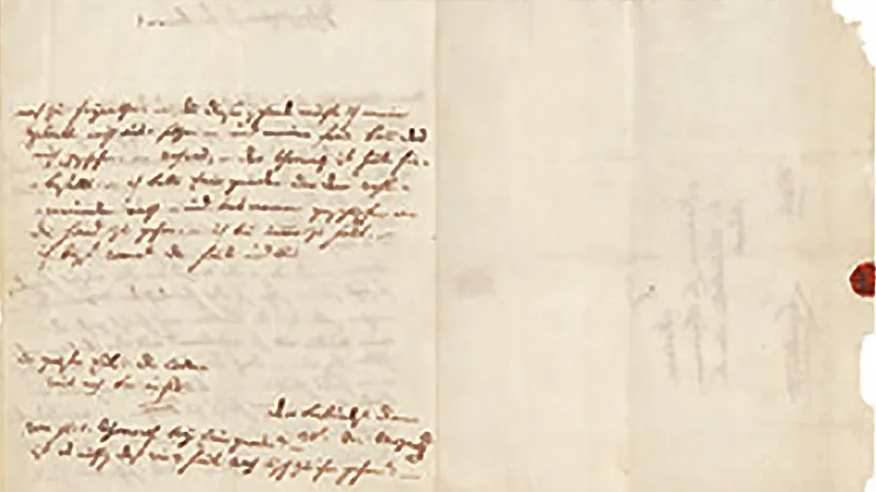 Bức thư dài 2 trang được Mozart viết trong mùa hè năm 1782