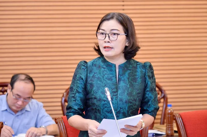 Thiếu tướng Nguyễn Thị Xuân, Thường trực Ủy ban Quốc phòng và An ninh. Ảnh: QĐND