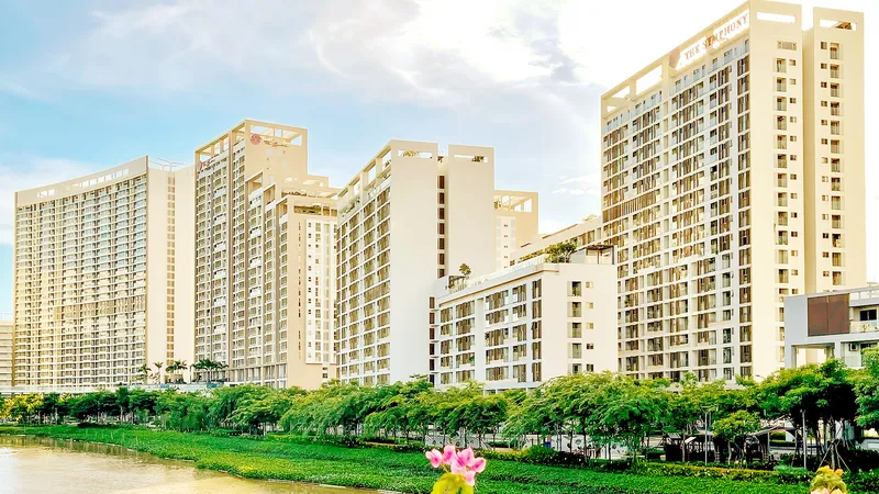 Khu đô thị mới ở phường Tân Phú, quận 7, TPHCM. Ảnh: HOÀNG HÙNG