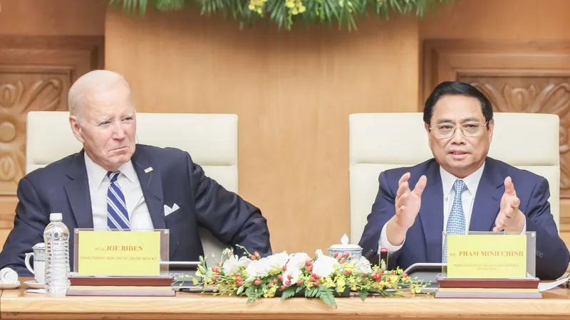 Tổng thống Joe Biden và Thủ tướng Phạm Minh Chính dự Hội nghị cấp cao Việt Nam - Hoa Kỳ về đầu tư và đổi mới sáng tạo