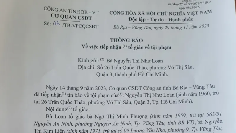 Bị tố lừa đảo, nữ đại gia bất động sản Vũng Tàu nói gì?