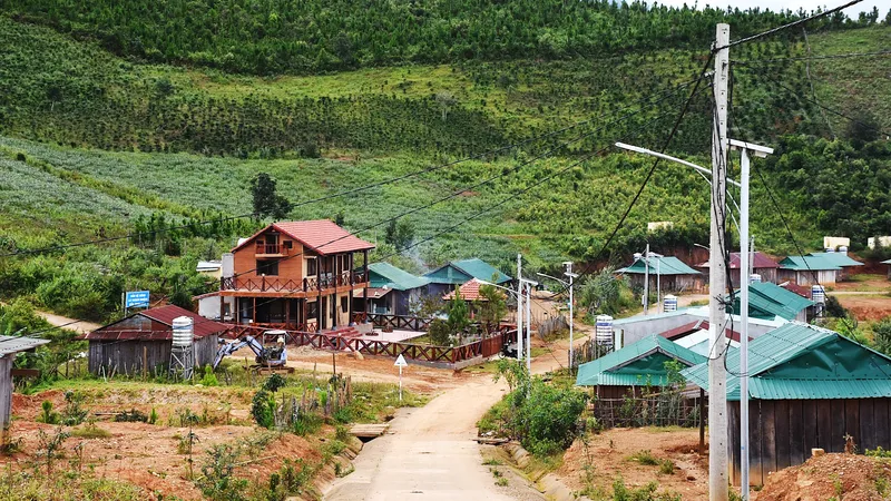 Mùa xuân ấm no ở làng tái định cư Tu Thó
