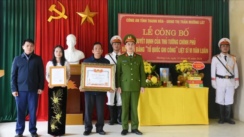Thiếu tá công an hy sinh khi truy bắt tội phạm ma túy được công nhận liệt sĩ 