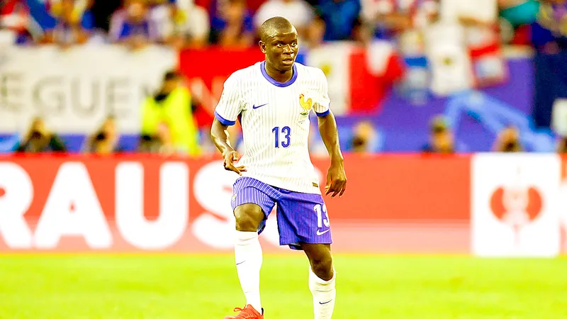 Cầu thủ Kante tạo ra cổ tích tại EURO 2024