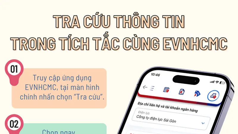 Cài app điện lực TPHCM để biết lượng điện sử dụng mỗi ngày