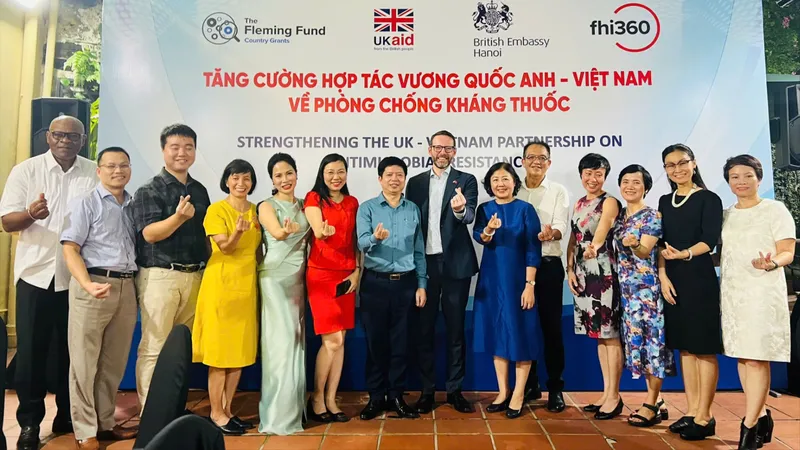 Anh tiếp tục đồng hành với Việt Nam trong phòng chống kháng thuốc