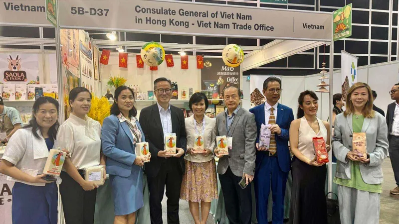 Gian hàng Việt thu hút sự quan tâm của người tiêu dùng Hồng Công (Trung Quốc)