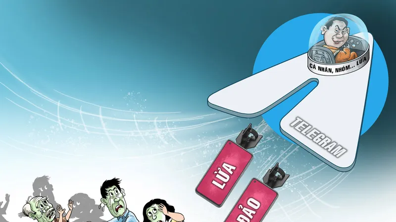 Nhiều “bẫy” trên Telegram