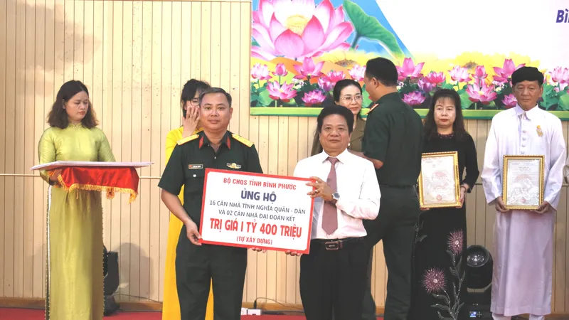 Bình Phước: Xây 2.134 căn nhà đại đoàn kết cho người nghèo trong năm 2024